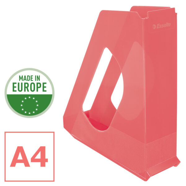 SUPORT DOCUMENTE PLASTIC CORAI RECICLABIL COLOUR'BREEZE ESSELTE – poza 2