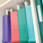 SUPORT DOCUMENTE PLASTIC CORAI RECICLABIL COLOUR'BREEZE ESSELTE – poza 3