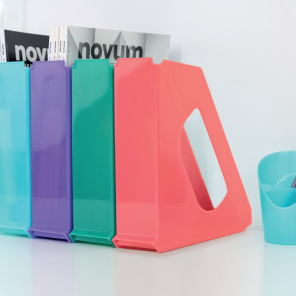 SUPORT DOCUMENTE PLASTIC CORAI RECICLABIL COLOUR'BREEZE ESSELTE – poza 4