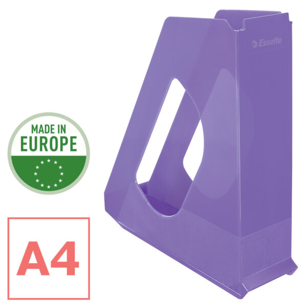 SUPORT DOCUMENTE PLASTIC LAVANDA RECICLABIL COLOUR'BREEZE ESSELTE – poza 2
