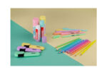 TEXTMARKER SET 6 PASTEL CUTIE PLASTIC KORES – poza 4