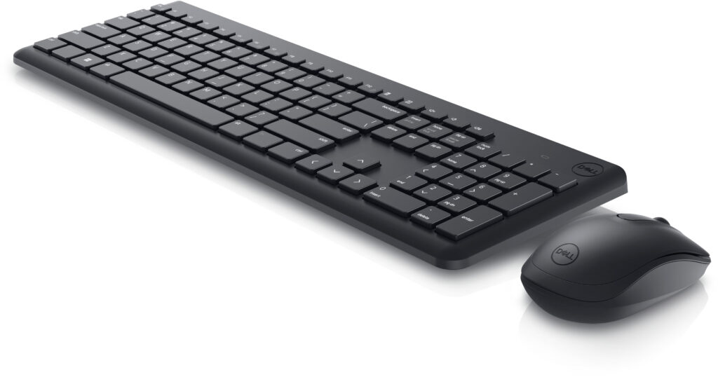 Kit tastatura+mouse wireless Dell KM3322W, Layout US International, Negru – poza 1