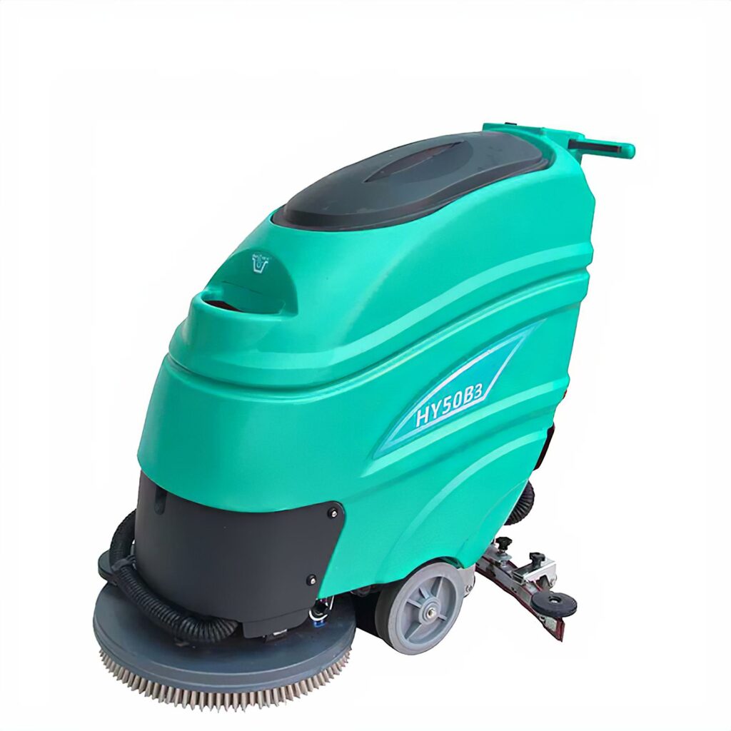Mașină de spălat-aspirat pardoseli Limpio HY50B3 cu baterii, 1785 m²/h, perie 20 inch, rezervoare 52/45 L – poza 1