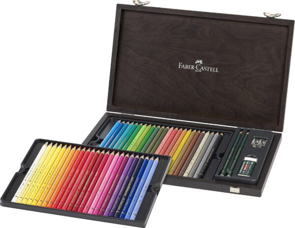 CUTIE LEMN 48 CREIOANE COLORATE POLYCHROMOS FABER-CASTELL – poza 1