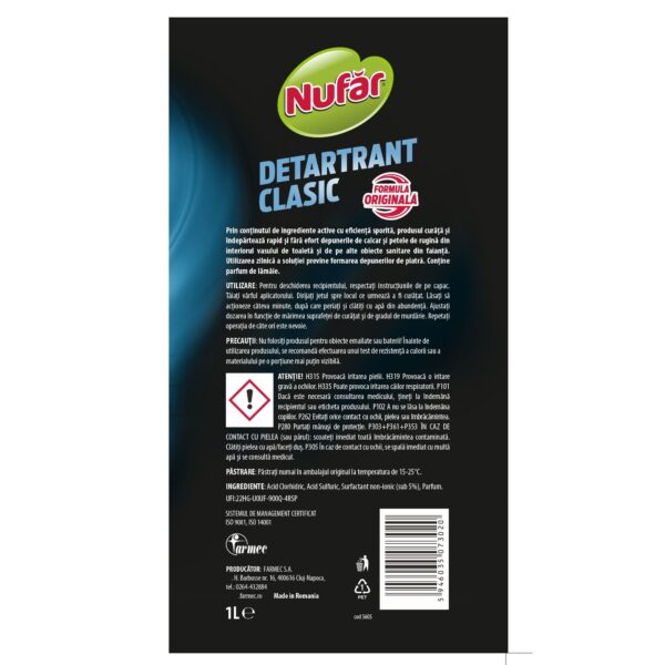Detartrant clasic Nufar 1000ml – poza 2