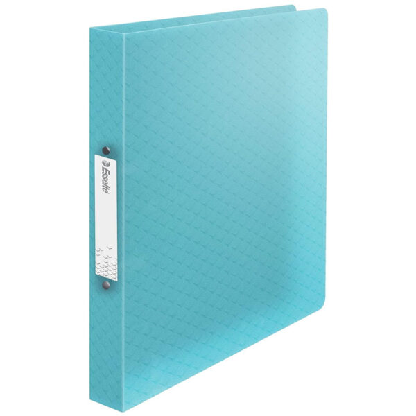 CAIET MECANIC A4 2 INELE 25MM/32MM COPERTA FLEXIBILA ALBASTRU COLOUR'BREEZE ESSELTE – poza 1