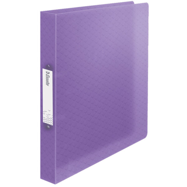 CAIET MECANIC A4 2 INELE 25MM/32MM COPERTA FLEXIBILA LAVANDA COLOUR'BREEZE ESSELTE – poza 1