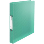 CAIET MECANIC A4 2 INELE 25MM/32MM COPERTA FLEXIBILA VERDE COLOUR'BREEZE ESSELTE – poza 1