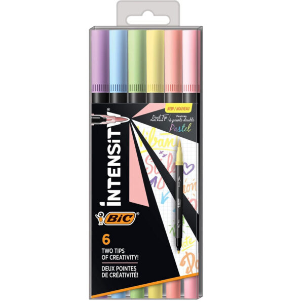 CARIOCA 6 CULORI 2 CAPETE INTENSITY PASTEL BIC – poza 1
