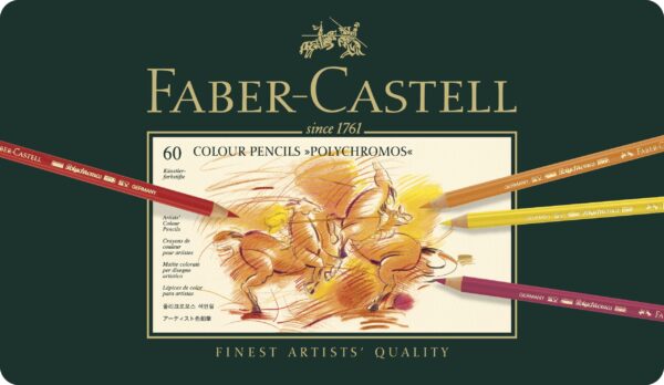 CREIOANE COLORATE 60 CULORI POLYCHROMOS FABER-CASTELL – poza 1