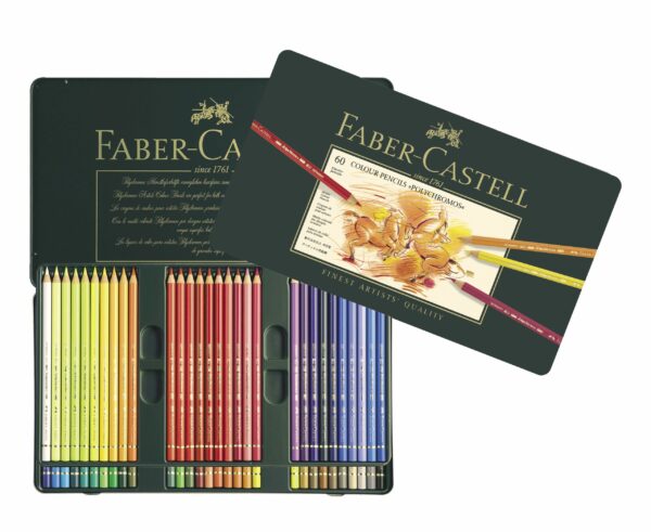 CREIOANE COLORATE 60 CULORI POLYCHROMOS FABER-CASTELL – poza 2