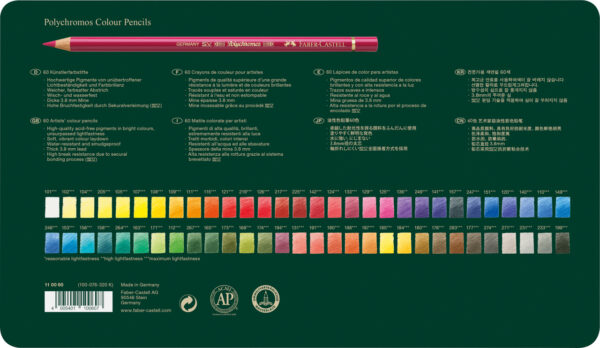 CREIOANE COLORATE 60 CULORI POLYCHROMOS FABER-CASTELL – poza 4