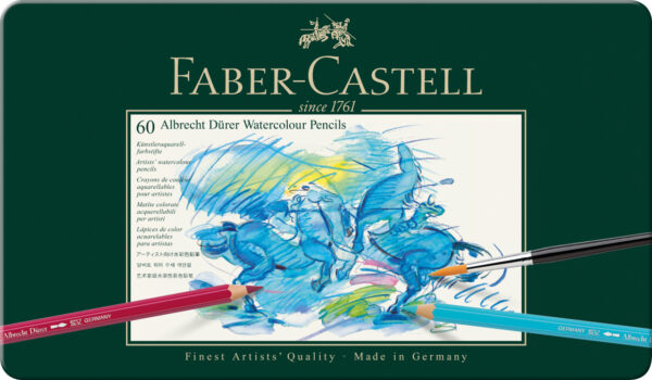 CREIOANE COLORATE ACUARELA 60 CULORI ALBRECHT DURER FABER-CASTELL – poza 1