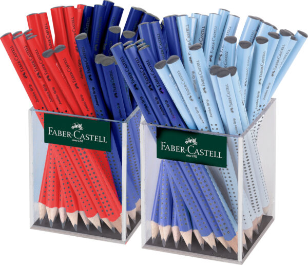 CREION GRAFIT FARA GUMA JUMBO GRIP 2 x 36 CUTIE PLASTIC 2024 FABER-CASTELL – poza 1