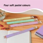 CREION GRAFIT HB CU GUMA ECO EVOLUTION PASTEL 12/CUT BIC – poza 5