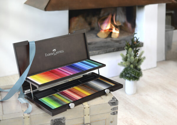 CUTIE LEMN 120 BUCATI CREIOANE ACUARELA ALBRECHT DURER FABER-CASTELL – poza 2