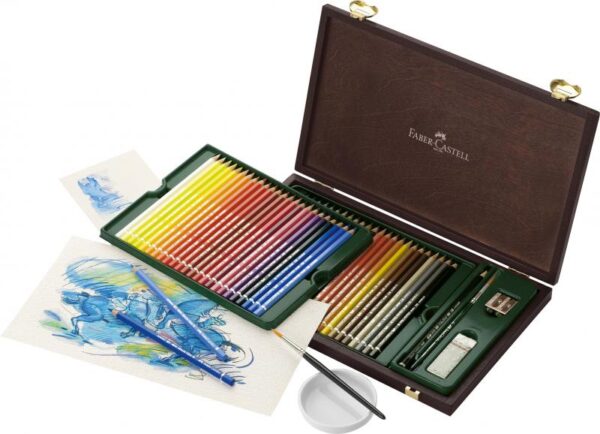 CUTIE LEMN 48 BUCATI CREIOANE ACUARELA ALBRECHT DURER FABER-CASTELL – poza 3