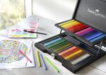 CUTIE LEMN 72 BUCATI CREIOANE ACUARELA ALBRECHT DURER FABER-CASTELL – poza 4