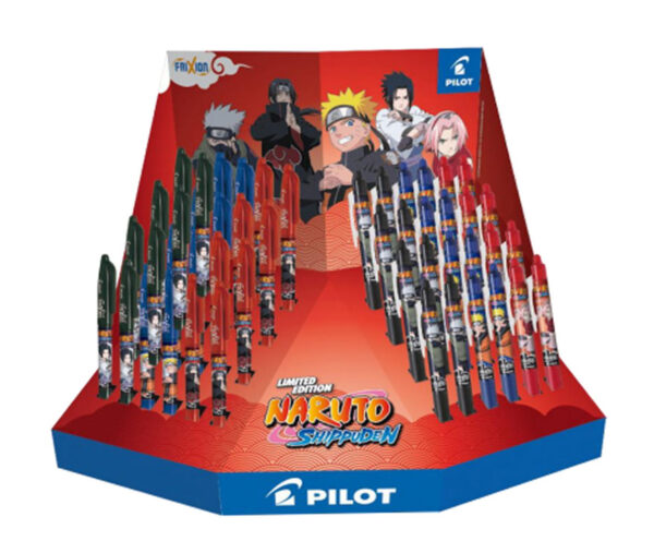 DISPLAY ECHIPAT ROLLER 0.7 MM NARUTO FRIXION PILOT – poza 1