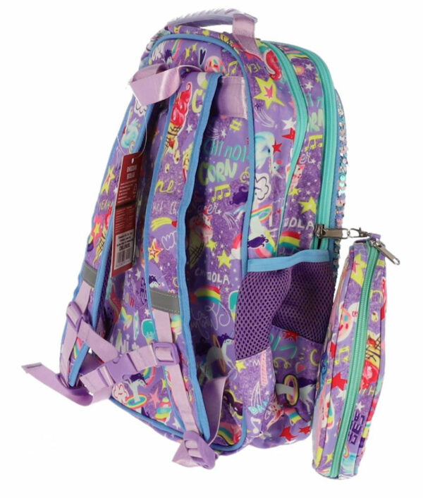 GHIOZDAN CLASELE 1-4 UNICORN BLUE 3 FERMOARE PAIETE PIGNA – poza 3