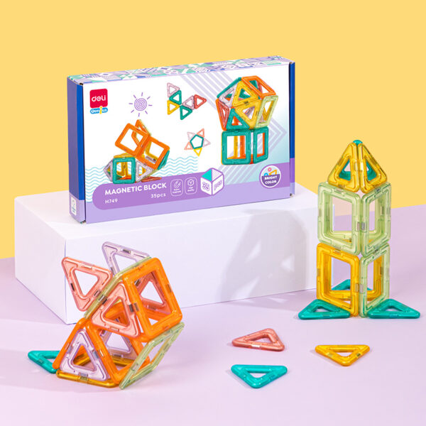 JOC BLOCURI MAGNETICE 35 PIESE DELI – poza 3