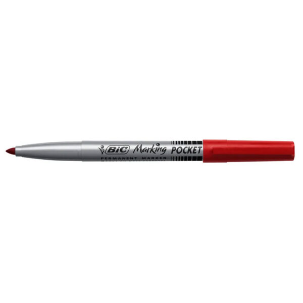 MARKER PERMANENT ROSU 1.0MM 1445 BIC – poza 1