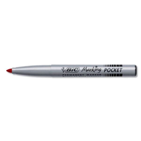 MARKER PERMANENT ROSU 1.0MM 1445 BIC – poza 2