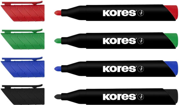 MARKER PERMANENT SET 4 3MM ECO KORES – poza 3