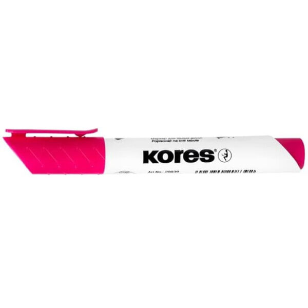 MARKER WHITEBOARD MAGENTA 3MM KORES – poza 1