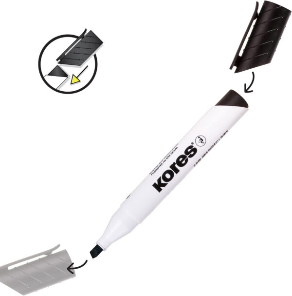 MARKER WHITEBOARD VIOLET 3MM KORES – poza 3