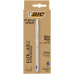 PIX METALIC CU MECANISM ALBASTRU + 2 REZERVE BIC – poza 1