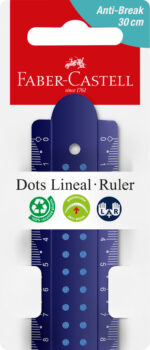RIGLA 30CM DOTS FABER-CASTELL – poza 1