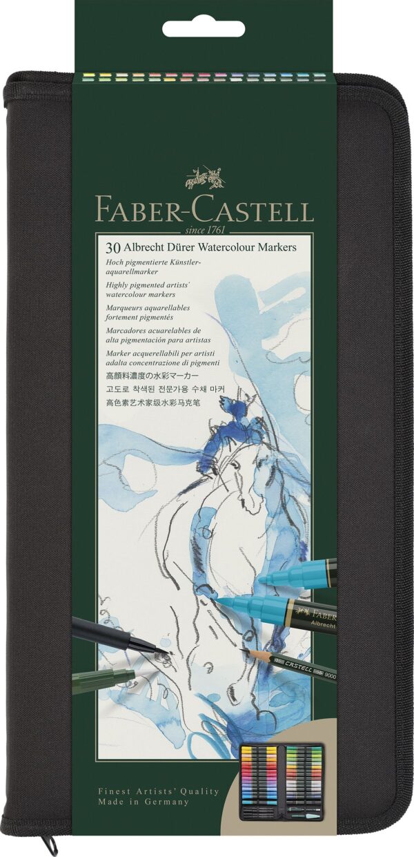 SET 30 MARKERE SOLUBILE ALBRECHT DURER + 4 BUCATI PITT ARTIST PENS + PERFECT PENCIL + PENSULA – poza 1
