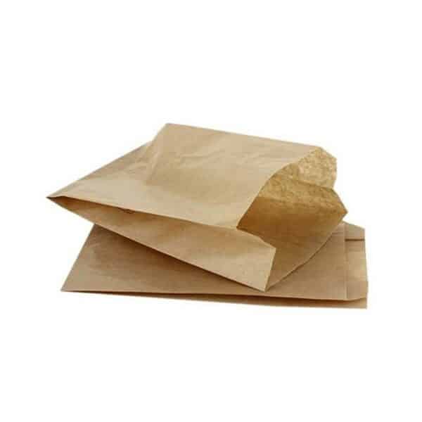Pungi de hârtie natur lipie 25x10x36 cm, 5 kg/bax – poza 1