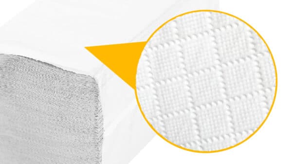 Prosoape pliate V albe, 2 straturi, 150 foi 21*23 cm – poza 3