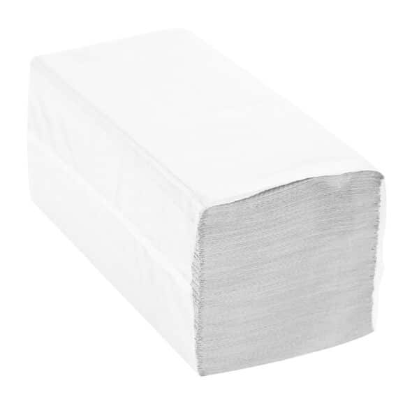 Prosoape pliate V albe, 2 straturi, 150 foi 21*23 cm – poza 1