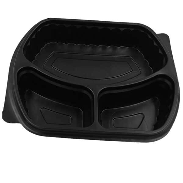 Tavițe negre tricompartimentate, termosudabile, 200buc/bax – poza 1