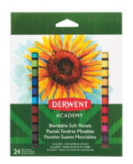 CREIOANE PASTEL SOFT 24 CULORI DERWENT ACADEMY – poza 1