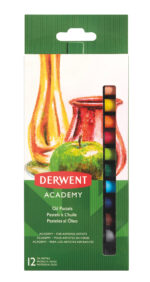 CREIOANE ULEI PASTEL 12 CULORI DERWENT ACADEMY – poza 1