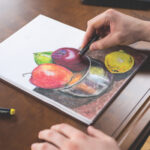 CREIOANE ULEI PASTEL 12 CULORI DERWENT ACADEMY – poza 3