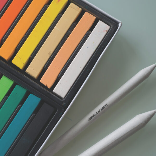 CREIOANE PASTEL SOFT 12 CULORI DERWENT ACADEMY – poza 2