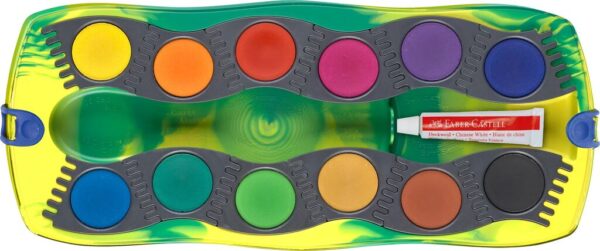 ACUARELE 12 CULORI CONNECTOR DINOZAURI 2025 FABER-CASTELL – poza 4