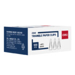 AGRAFE METAL TRIUNGHIULARE 25MM 100 BUC/CUT DELI – poza 1
