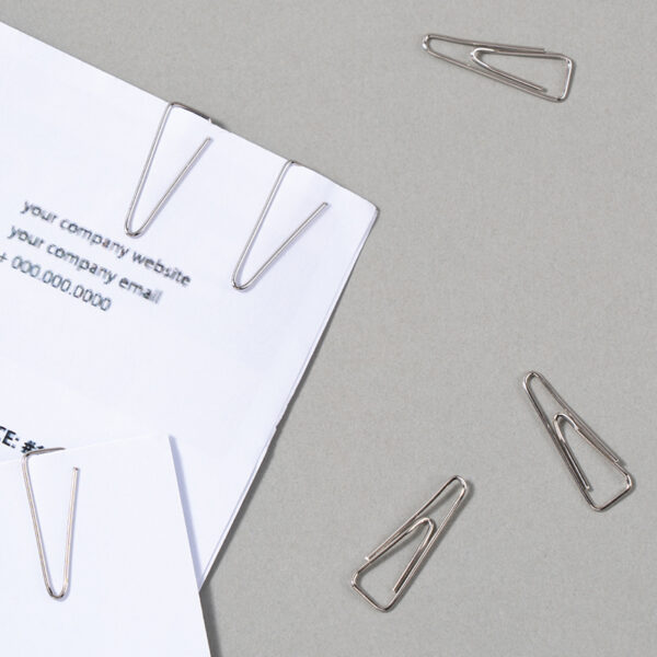 AGRAFE METAL TRIUNGHIULARE 25MM 100 BUC/CUT DELI – poza 3