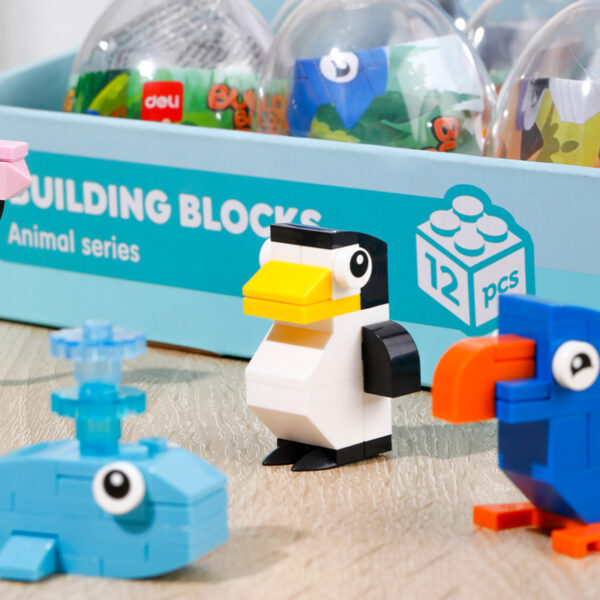 BLOCURI CONSTRUCTII TIP LEGO MODEL ANIMALE ASORTATE DELI – poza 5