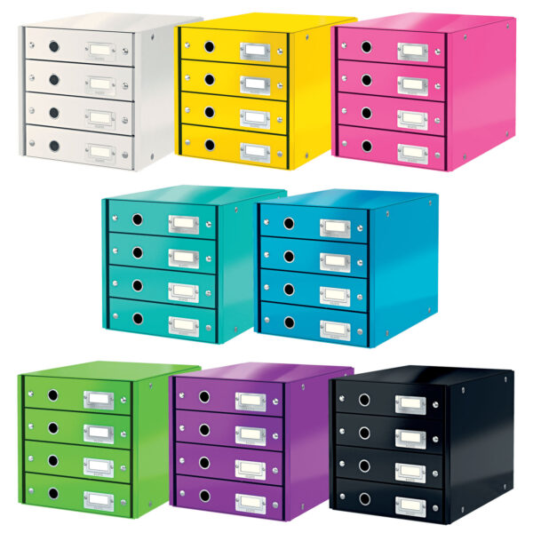 CABINET 4 SERTARE ALBASTRU CLICK&STORE LEITZ – poza 3