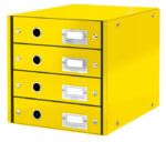 CABINET 4 SERTARE GALBEN CLICK&STORE LEITZ – poza 1