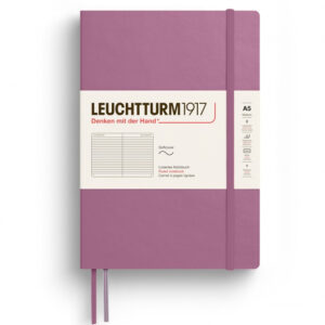 CAIET A5 DICTANDO COPERTA FLEXIBILA DUSTY ROSE LEUCHTTURM – poza 1