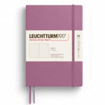 CAIET A5 PUNCTAT COPERTA FLEXIBILA DUSTY ROSE LEUCHTTURM – poza 1