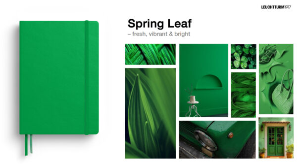 CAIET A5 PUNCTAT COPERTA FLEXIBILA VERDE PRIMAVARATIC LEUCHTTURM – poza 2